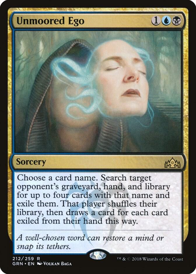 Unmoored Ego 212 card from Guilds of Ravnica