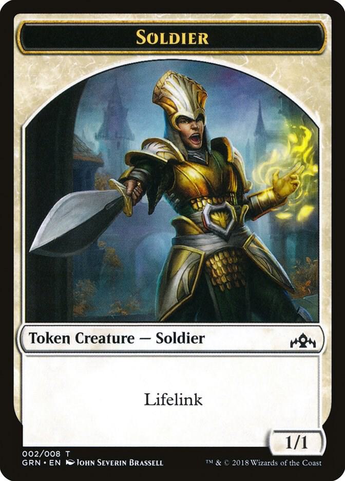 Soldier Token 2 card from Guilds of Ravnica