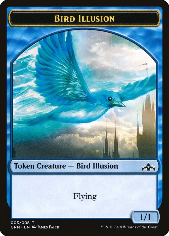 Bird Illusion Token 3 card from Guilds of Ravnica