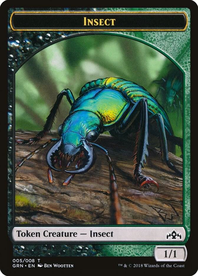 Insect Token 5 card from Guilds of Ravnica