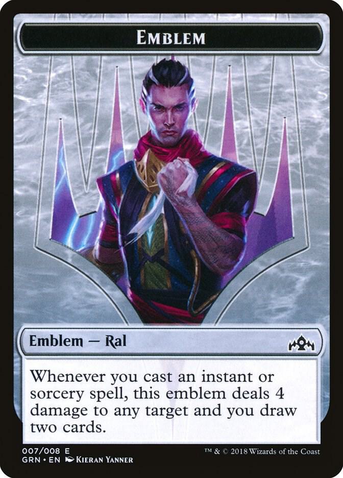 Emblem - Ral, Izzet Viceroy 7 card from Guilds of Ravnica