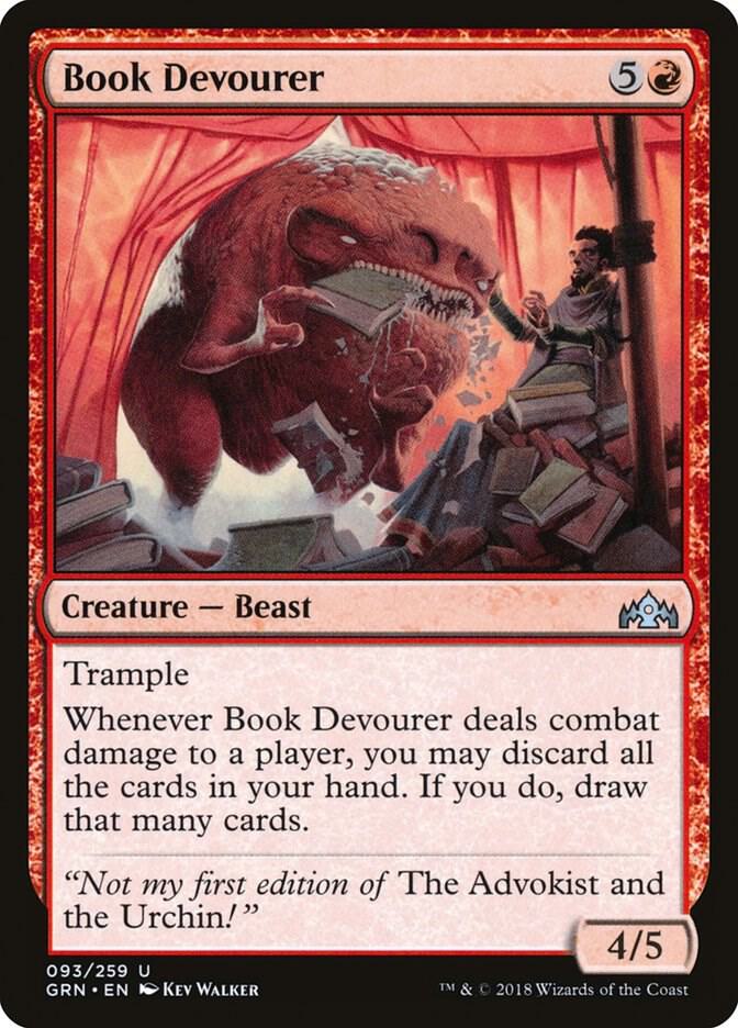 Book Devourer 93 card from Guilds of Ravnica