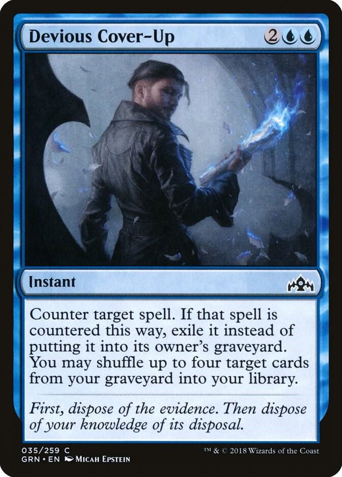 Devious Cover-Up 35 card from Guilds of Ravnica