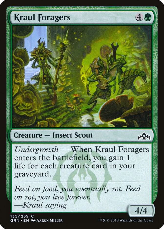 Kraul Foragers 135 card from Guilds of Ravnica