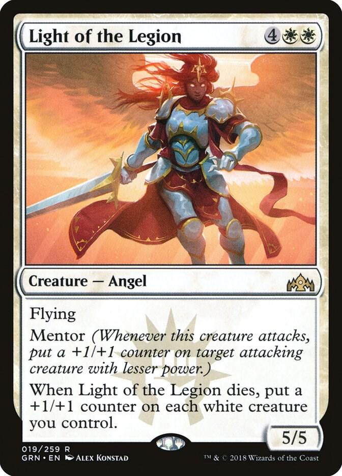 Light of the Legion 19 card from Guilds of Ravnica