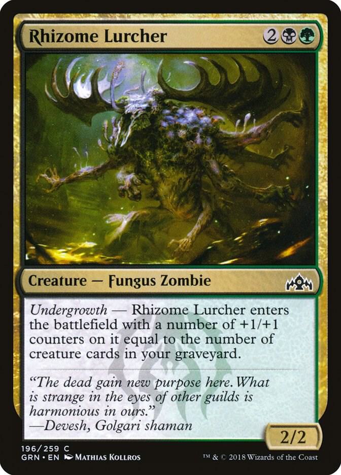 Rhizome Lurcher 196 card from Guilds of Ravnica