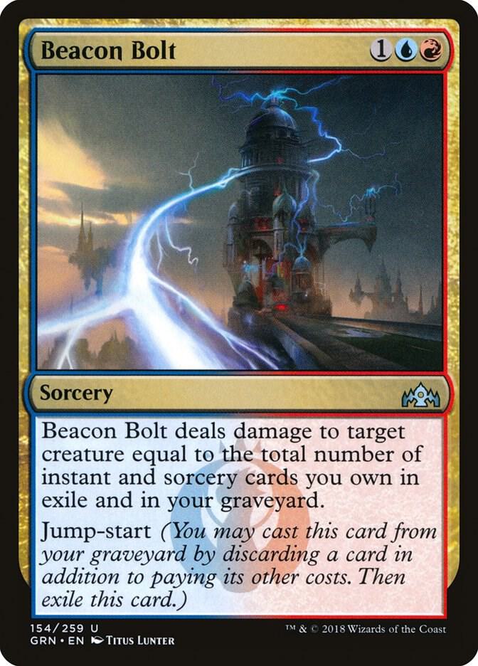 Beacon Bolt 154 card from Guilds of Ravnica