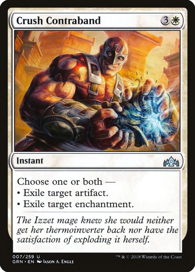 Crush Contraband 7 card from Guilds of Ravnica
