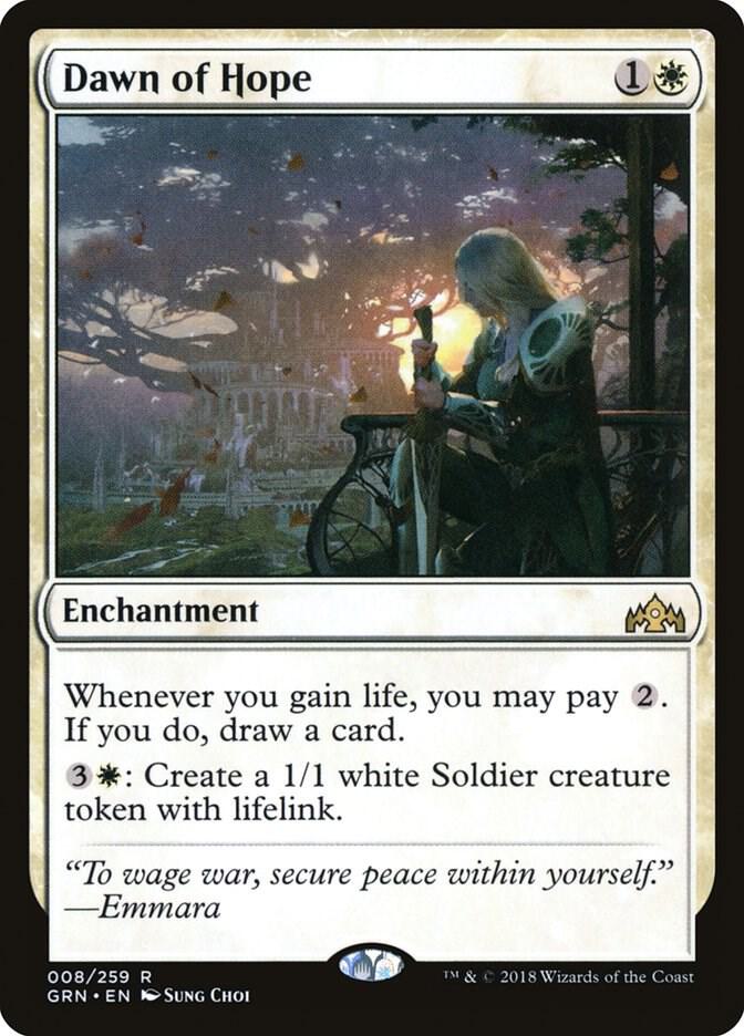 Dawn of Hope 8 card from Guilds of Ravnica