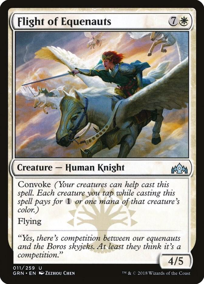 Flight of Equenauts 11 card from Guilds of Ravnica