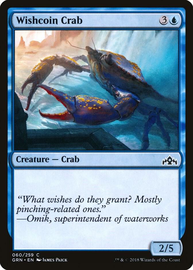 Wishcoin Crab 60 card from Guilds of Ravnica