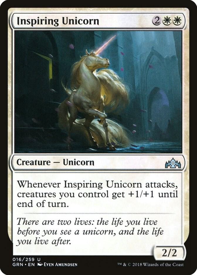 Inspiring Unicorn 16 card from Guilds of Ravnica