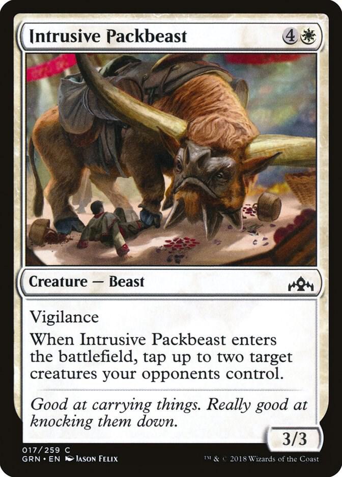 Intrusive Packbeast 17 card from Guilds of Ravnica