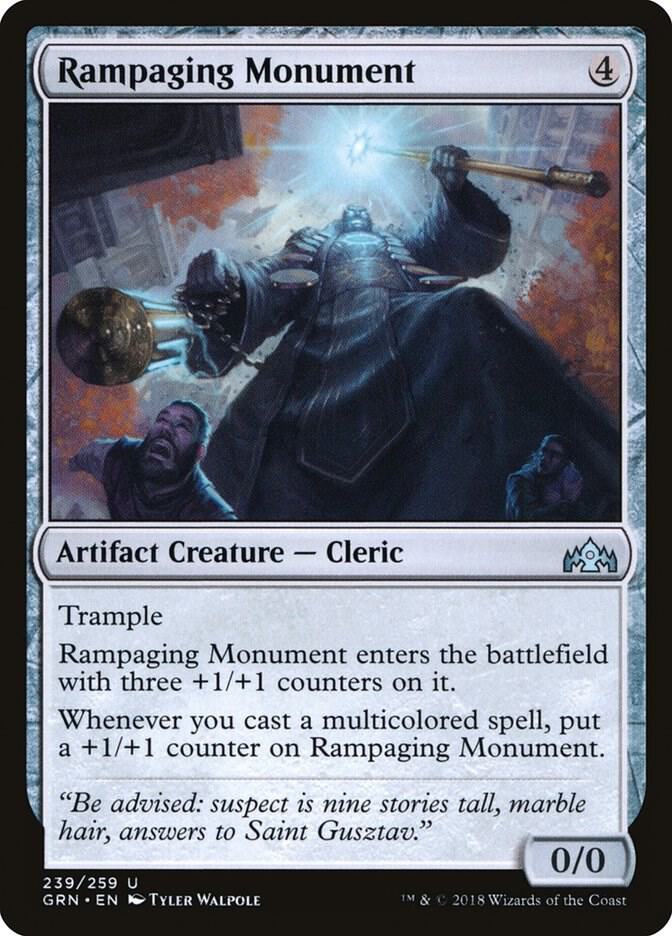 Rampaging Monument 239 card from Guilds of Ravnica
