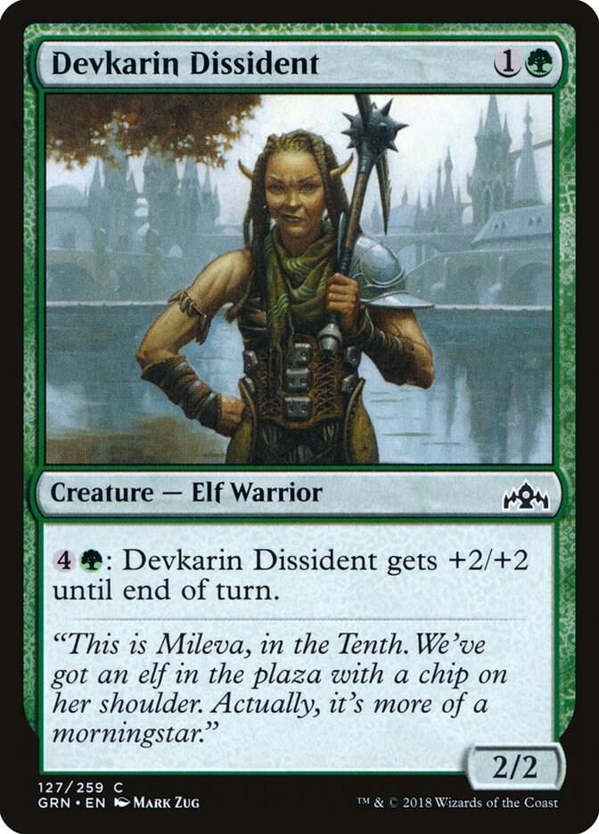 Devkarin Dissident 127 card from Guilds of Ravnica