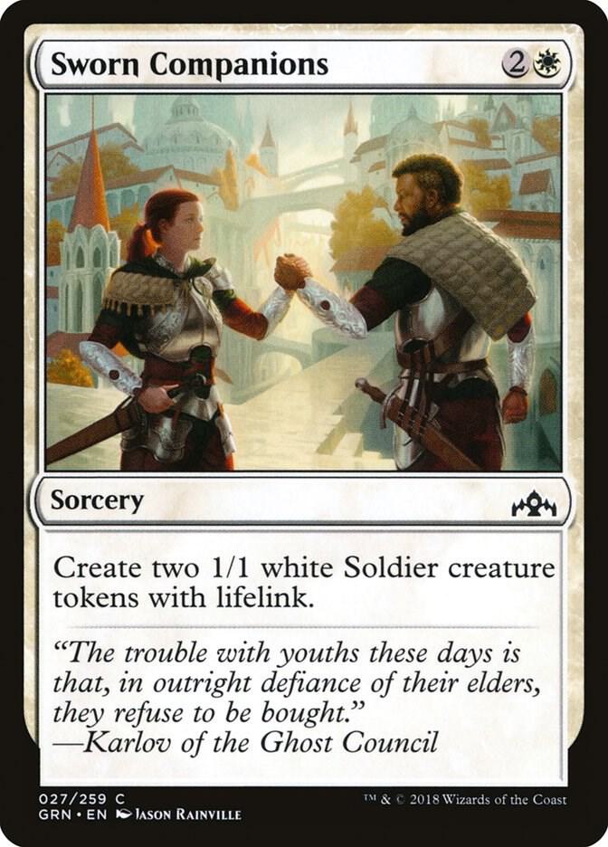 Sworn Companions 27 card from Guilds of Ravnica