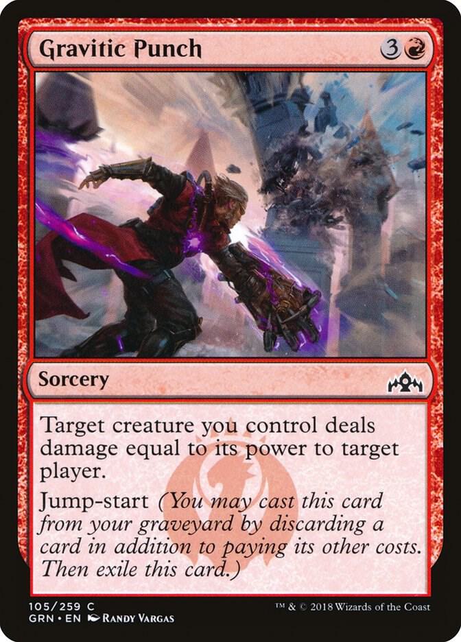Gravitic Punch 105 card from Guilds of Ravnica