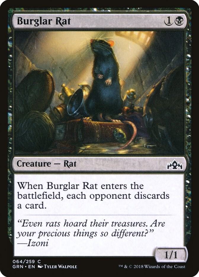 Burglar Rat 64 card from Guilds of Ravnica