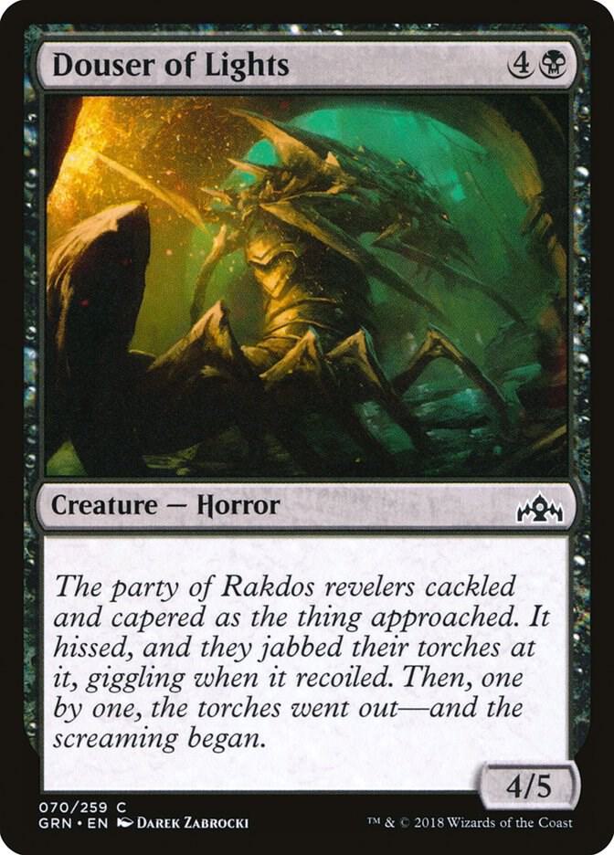 Douser of Lights 70 card from Guilds of Ravnica