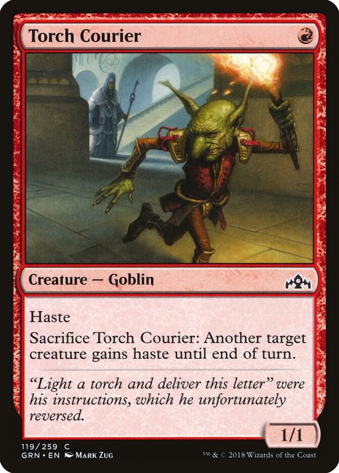 Torch Courier 119 card from Guilds of Ravnica
