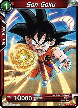 Son Goku BT5-004 card from Miraculous Revival