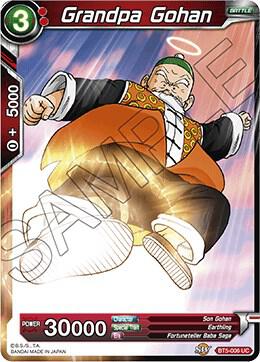 Grandpa Gohan BT5-006 card from Miraculous Revival