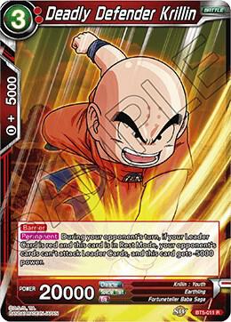Deadly Defender Krillin BT5-011 card from Miraculous Revival