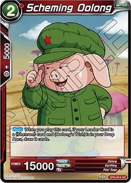 Scheming Oolong BT5-014 card from Miraculous Revival