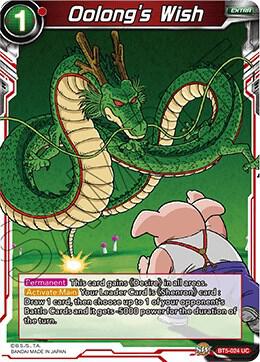 Oolong's Wish BT5-024 card from Miraculous Revival