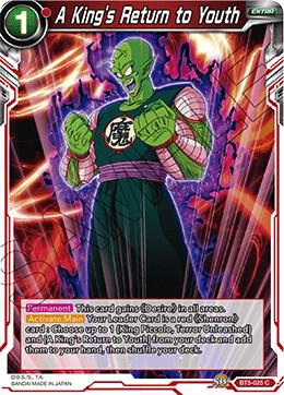 A King's Return to Youth BT5-025 card from Miraculous Revival