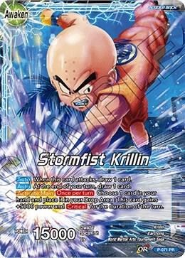 Krillin // Stormfist Krillin P-071 card from Promotion Cards