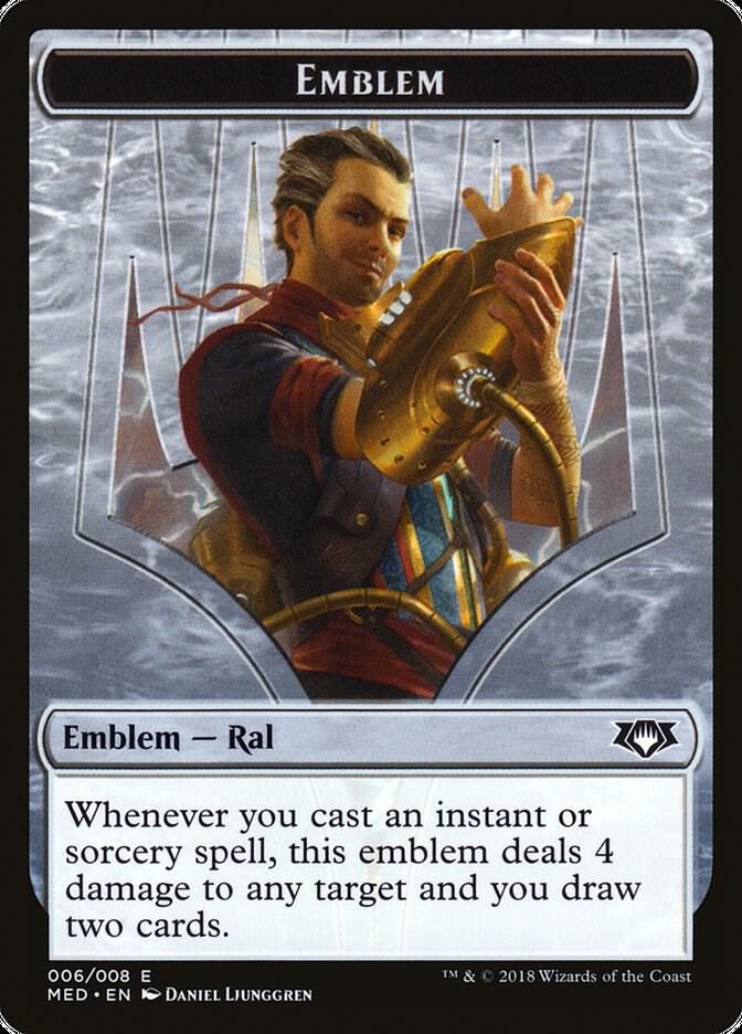Emblem - Ral, Izzet Viceroy 6 card from Mythic Edition: Guilds of Ravnica