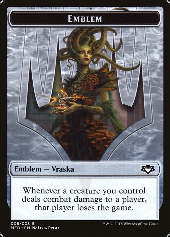 Emblem - Vraska, Golgari Queen 8 card from Mythic Edition: Guilds of Ravnica
