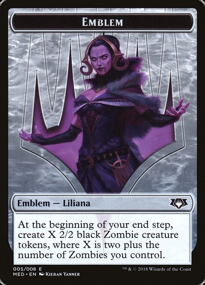 Emblem - Liliana, the Last Hope 5 card from Mythic Edition: Guilds of Ravnica