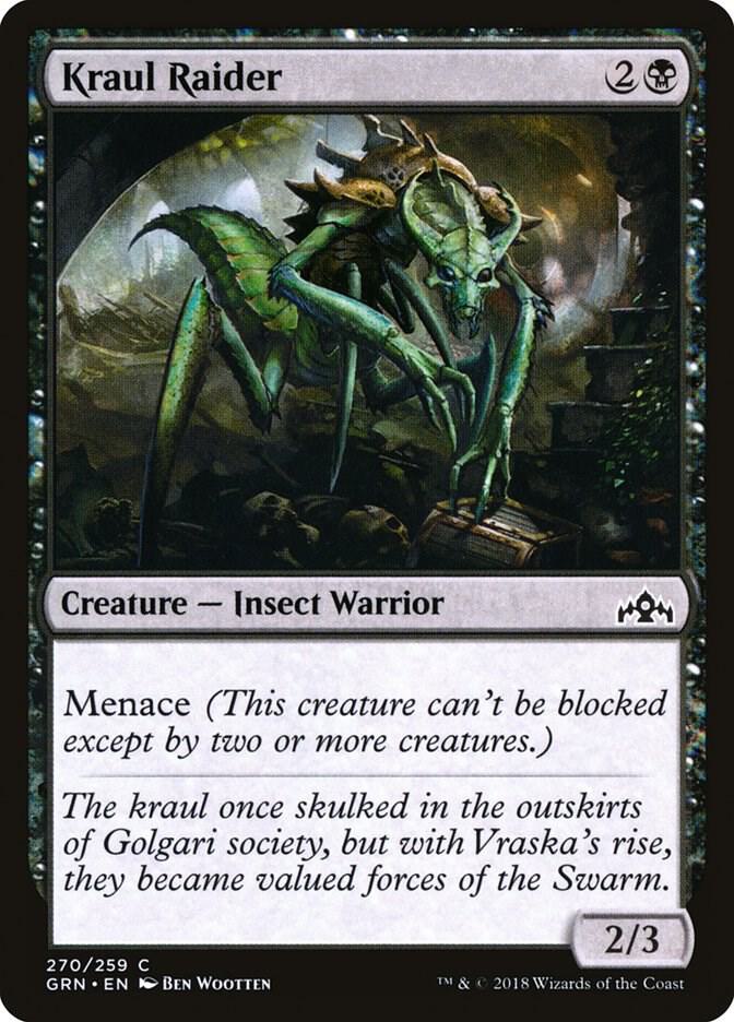 Kraul Raider 270 card from Guilds of Ravnica
