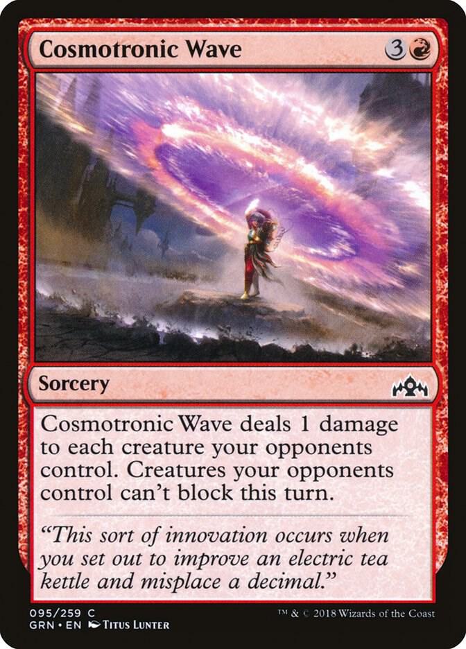 Cosmotronic Wave 95 card from Guilds of Ravnica