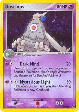 Dusclops - 14/108 (EX Power Keepers) 014/108 card from Deck Exclusives