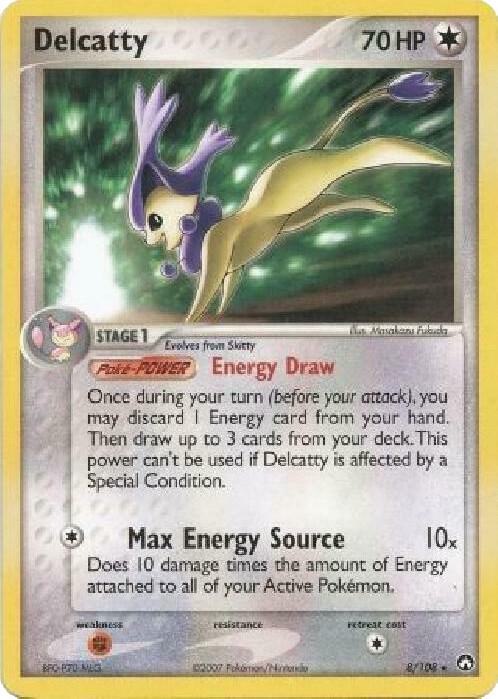 Delcatty - 8/108 (EX Power Keepers) 008/108 card from Deck Exclusives