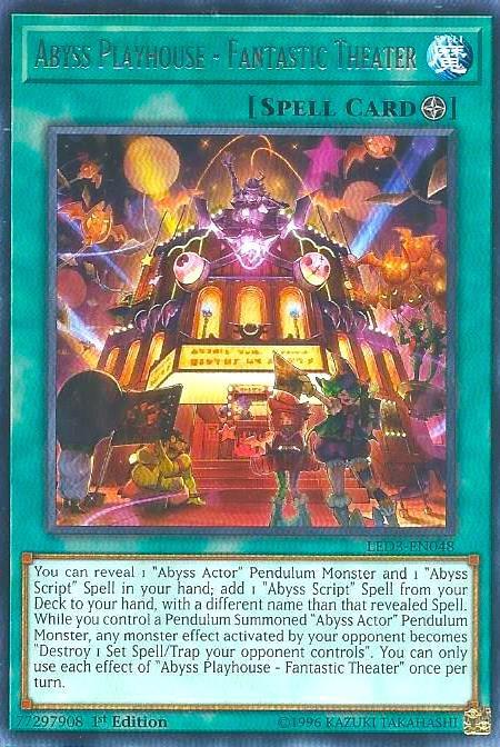 Abyss Playhouse - Fantastic Theater LED3-EN048 card from Legendary Duelists: White Dragon Abyss