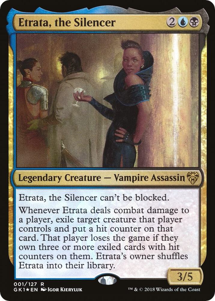 Etrata, the Silencer 1 card from Guilds of Ravnica: Guild Kits
