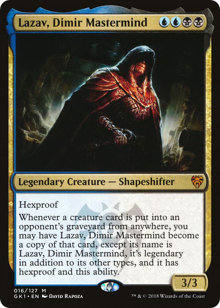 Lazav, Dimir Mastermind 16 card from Guilds of Ravnica: Guild Kits