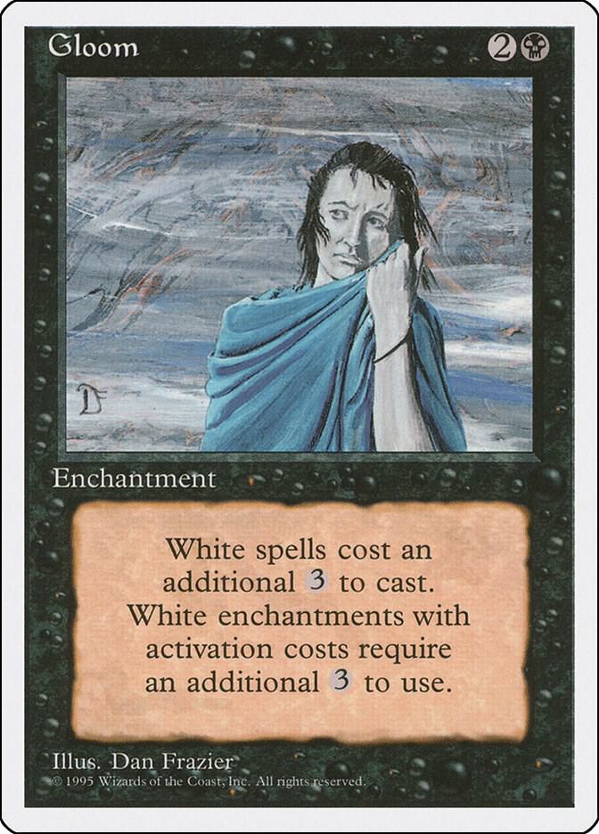Gloom card from Fourth Edition