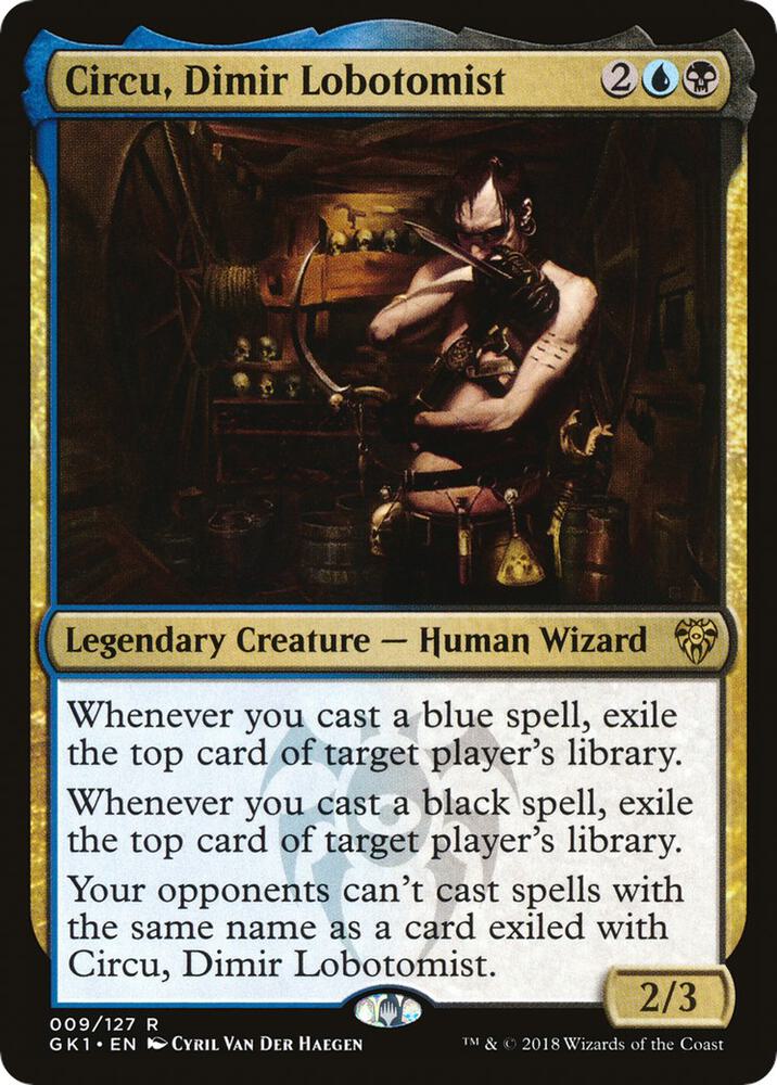 Circu, Dimir Lobotomist 9 card from Guilds of Ravnica: Guild Kits