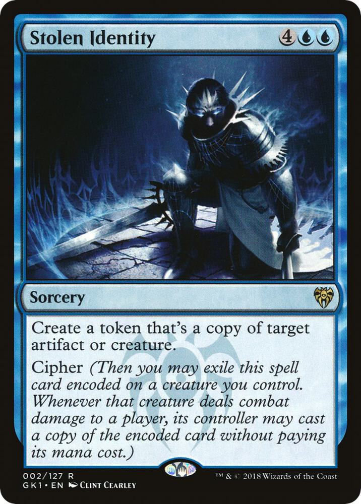 Stolen Identity 2 card from Guilds of Ravnica: Guild Kits
