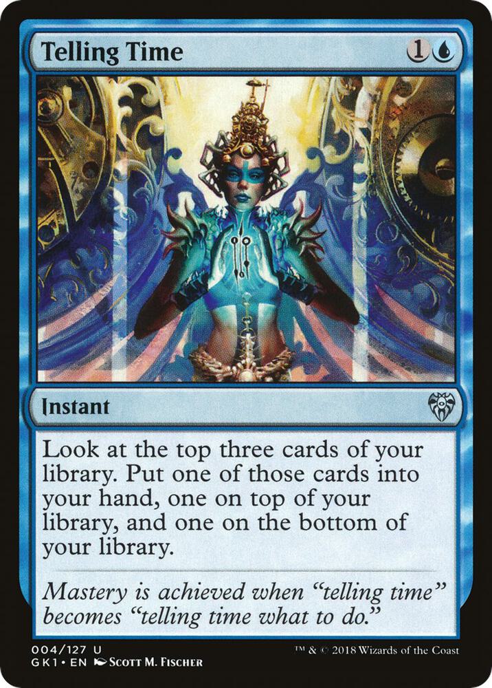 Telling Time 4 card from Guilds of Ravnica: Guild Kits