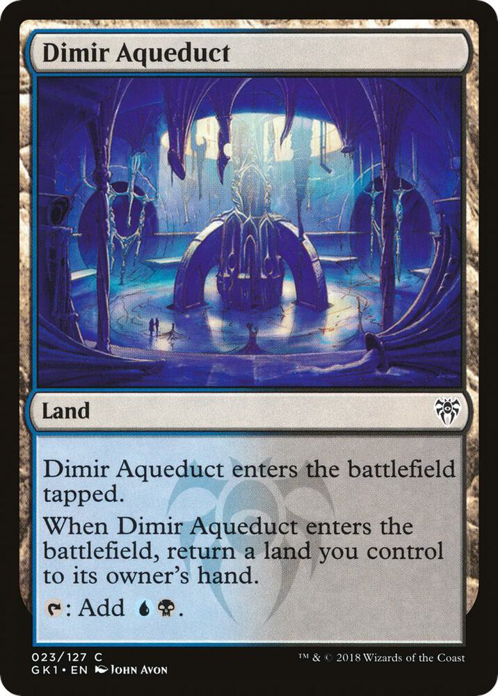Dimir Aqueduct 23 card from Guilds of Ravnica: Guild Kits