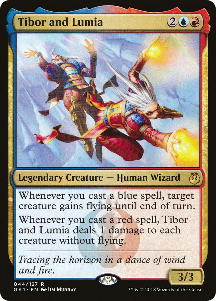 Tibor and Lumia 44 card from Guilds of Ravnica: Guild Kits