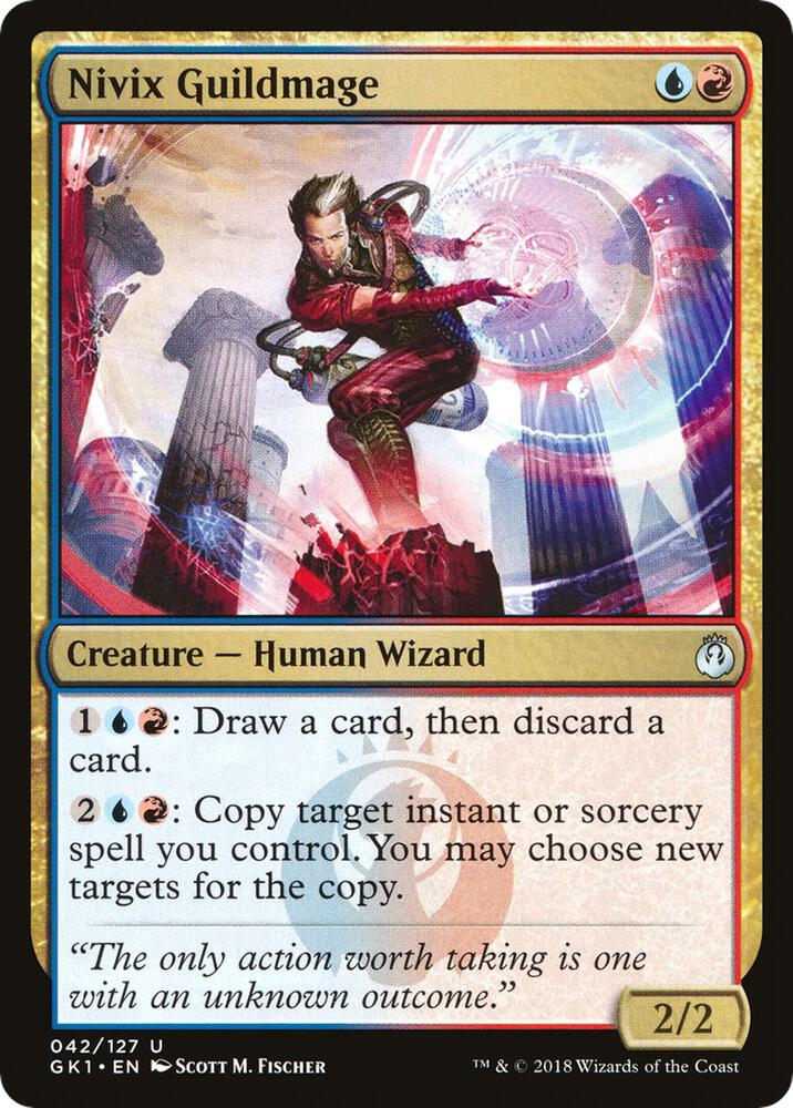 Nivix Guildmage 42 card from Guilds of Ravnica: Guild Kits
