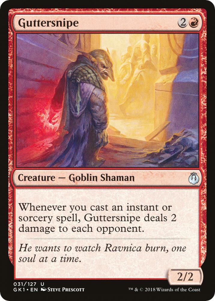 Guttersnipe 31 card from Guilds of Ravnica: Guild Kits