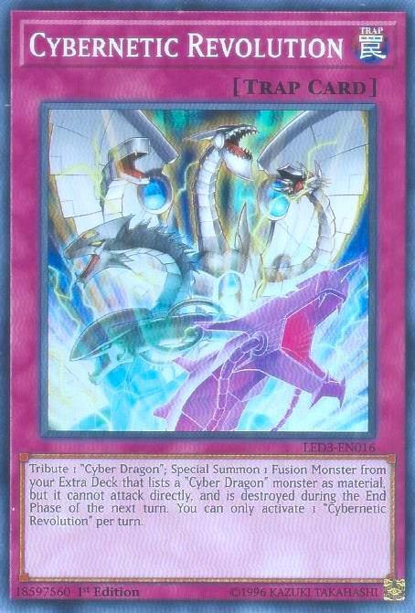 Cybernetic Revolution LED3-EN016 card from Legendary Duelists: White Dragon Abyss